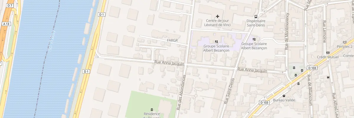 Plan du 24 Rue Anna Jacquin à Boulogne-Billancourt