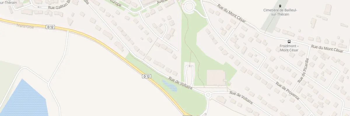 Plan du 16 Rue Pierre et Marie Curie à Bailleul-sur-Thérain