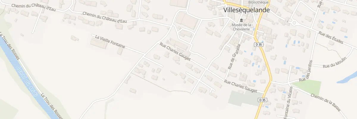 Plan du 3 Rue Charles Gauget à Villesèquelande