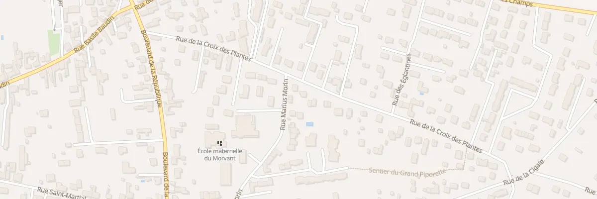 Plan du 26 Rue de la Croix des Plantes à Châteauneuf-sur-Loire