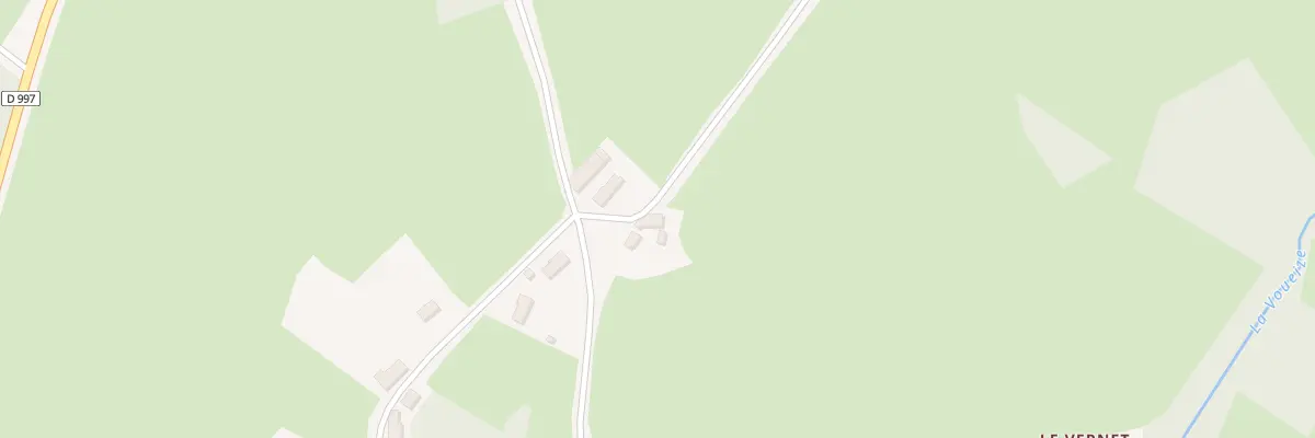 Plan du 68 Voueize à Gouzon