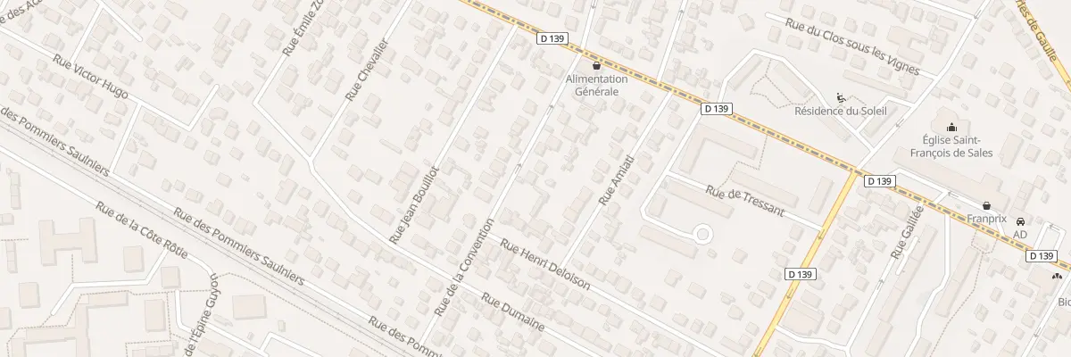 Plan du 16 Rue de la Convention à Franconville