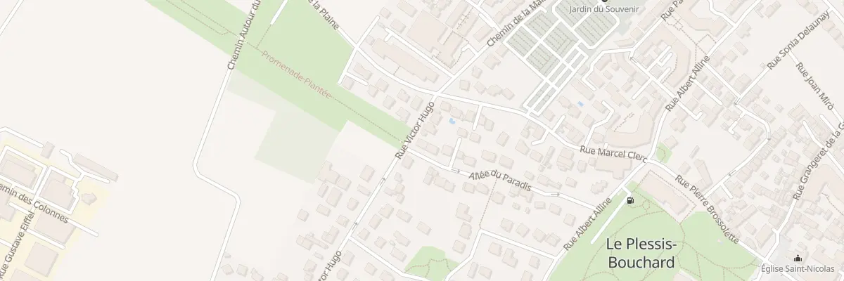 Plan du 38 Rue Victor Hugo au Plessis-Bouchard