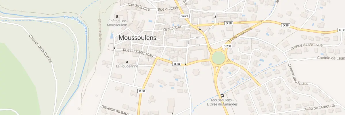 Plan du 8 Rue du Lauragais à Moussoulens