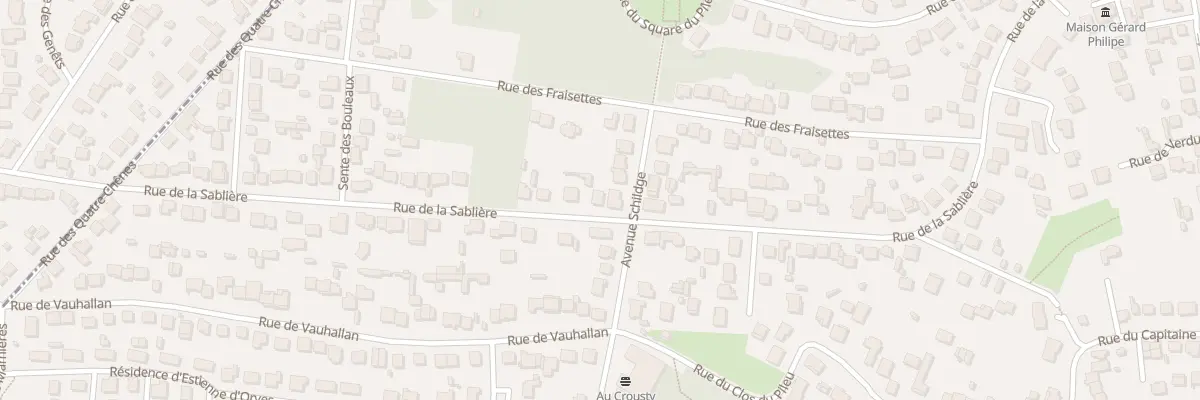 Plan du 70 Rue de la Sablière à Palaiseau
