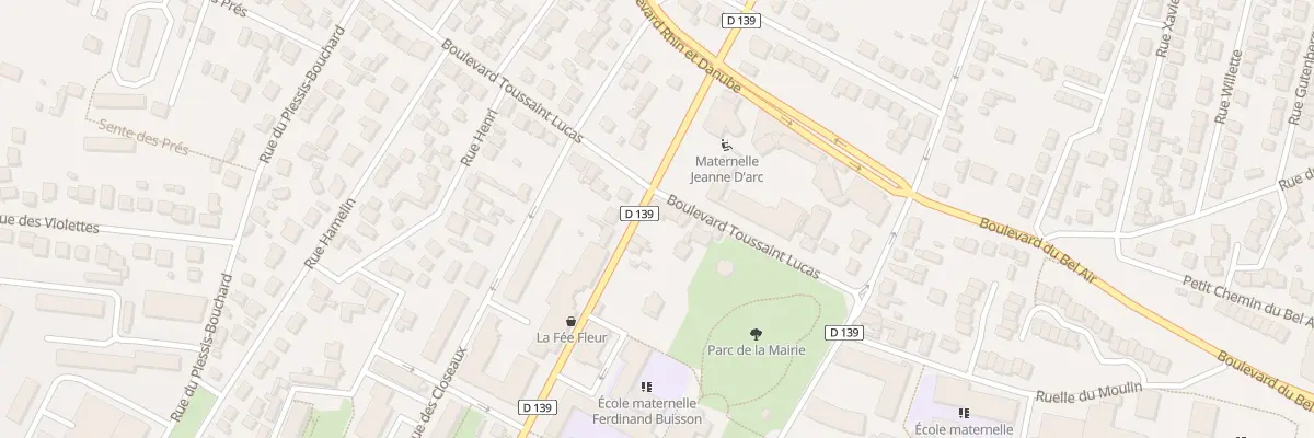 Plan du 28 Bd Maurice Berteaux à Franconville