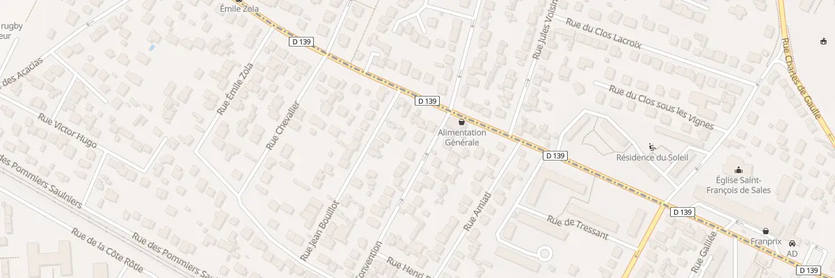 Plan du 25 Rue de la Convention à Franconville