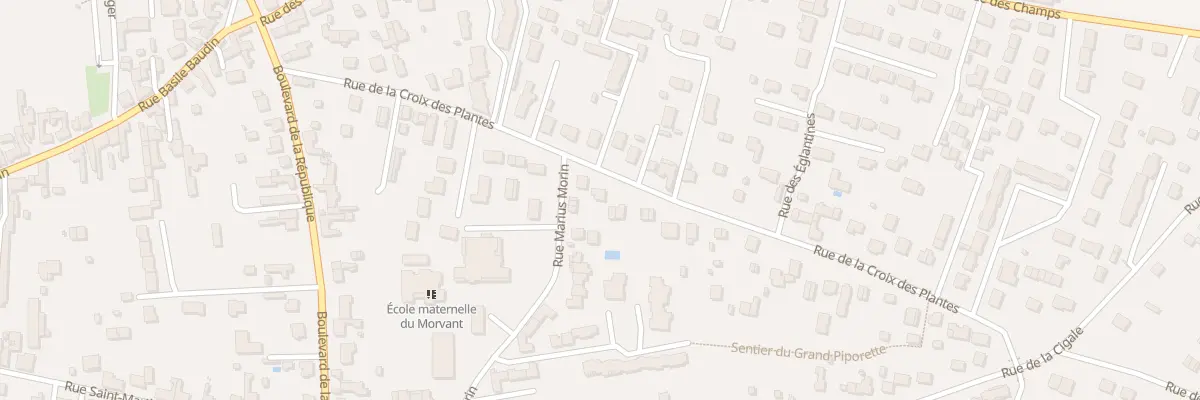 Plan du 26B Rue de la Croix des Plantes à Châteauneuf-sur-Loire