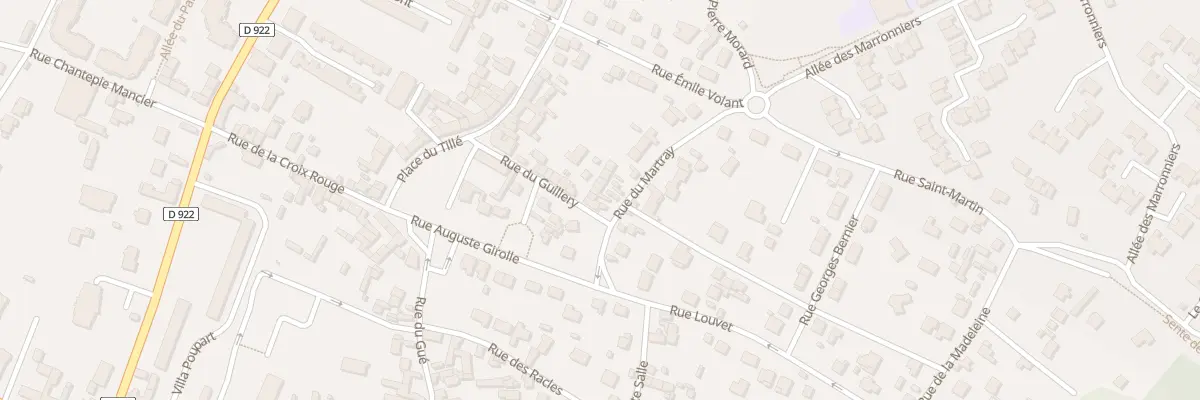 Plan du 26 Rue du Martray à L’Isle-Adam