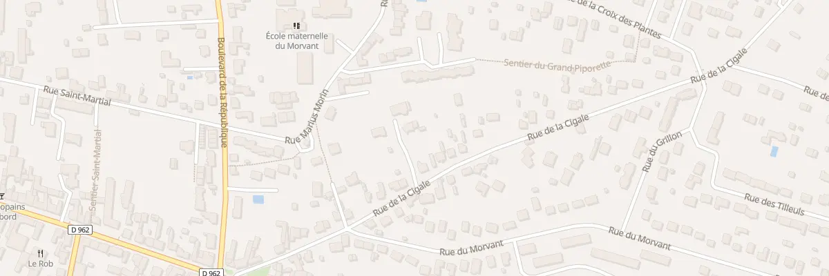 Plan du 21T Rue de la Cigale à Châteauneuf-sur-Loire