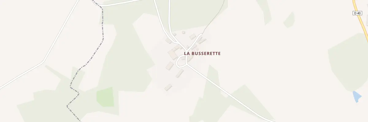 Plan du 11 La Busserette à La Chaussade