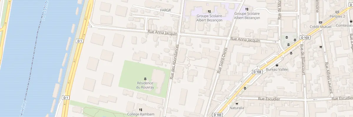 Plan du 34 Rue des Abondances à Boulogne-Billancourt