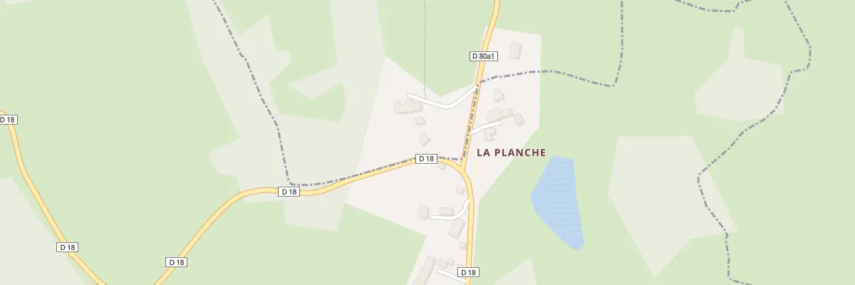 Plan du 2 La Planche à Néoux