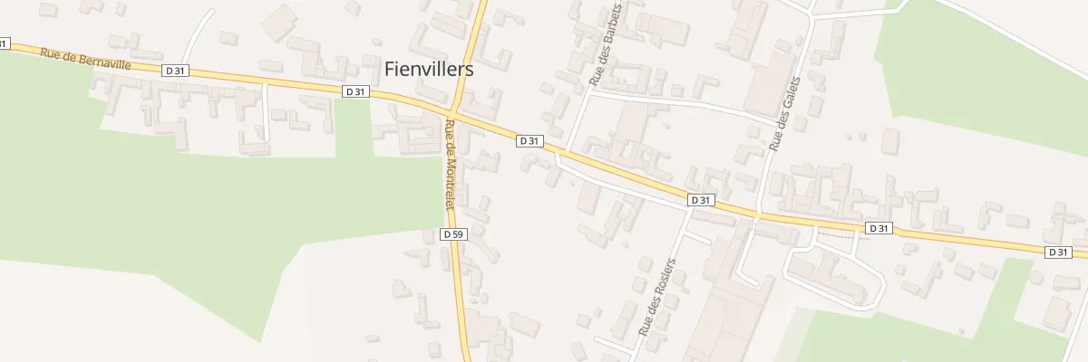 Plan du 10 Rue de Candas à Fienvillers