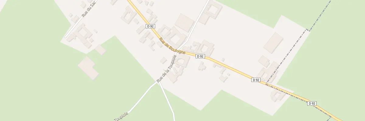 Plan du 1 Rue de la Toupiole à Beaumetz-lès-Aire