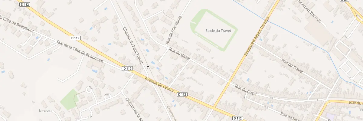 Plan du 125 Rue du Gazel à Castres