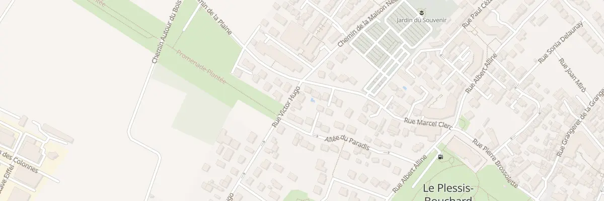 Plan du 42 Rue Victor Hugo au Plessis-Bouchard