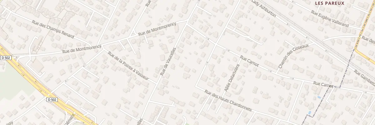 Plan du 71 Rue de Vaucelles à Taverny