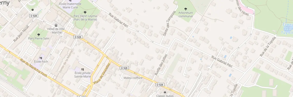 Plan du 43 Rue Gabriel Péri à Taverny