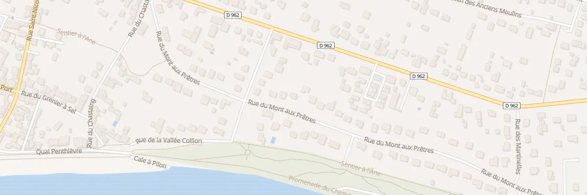 Plan du 33 Rue du Mont aux Prêtres à Châteauneuf-sur-Loire