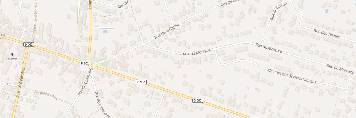 Plan du 12 Rue du Morvant à Châteauneuf-sur-Loire