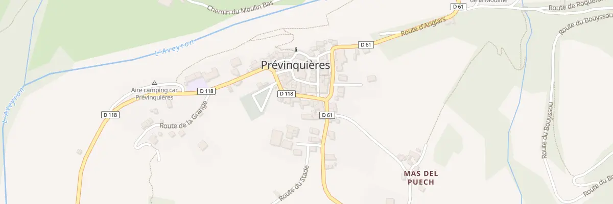 Plan du 5033 Previnquieres à Prévinquières