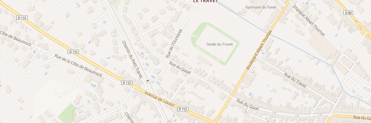Plan du 128 Rue du Gazel à Castres