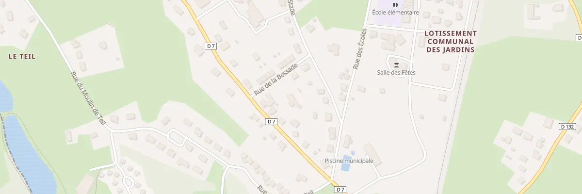 Plan du 30 Rue du Stade au Rouget-Pers
