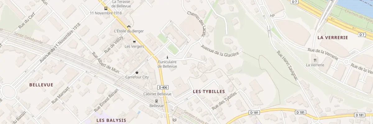 Plan du 1 Che des Lacets à Meudon