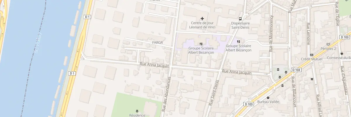 Plan du 40B Rue des Abondances à Boulogne-Billancourt