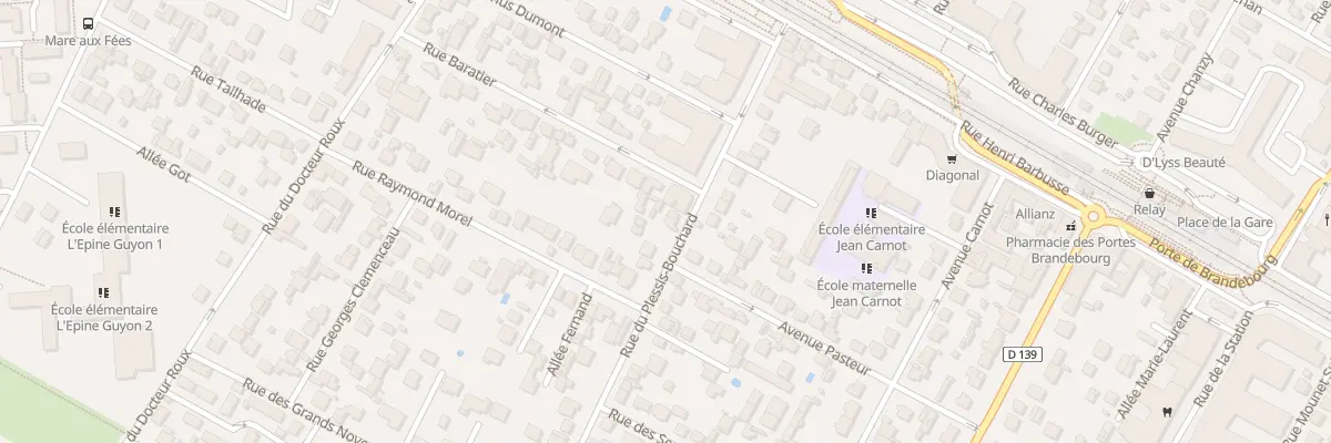 Plan du 119 Rue du Plessis Bouchard à Franconville