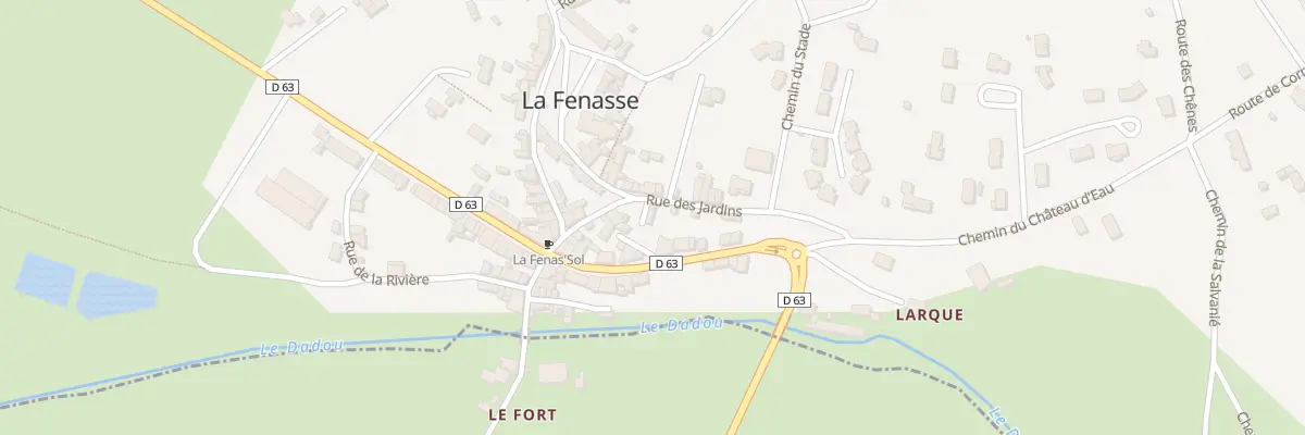 Plan du 10 Rue des Jardins à Terre-de-Bancalié
