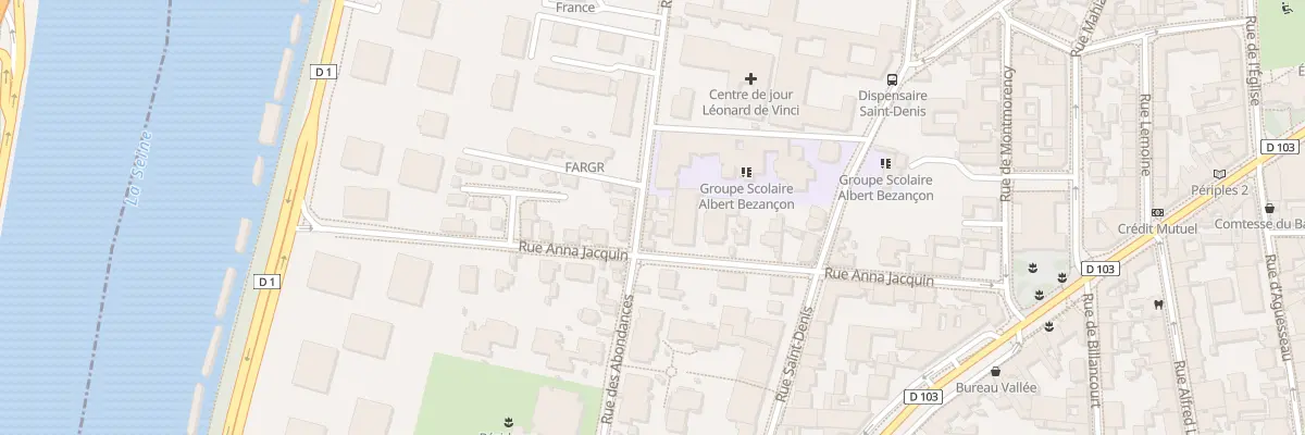 Plan du 42 Rue des Abondances à Boulogne-Billancourt