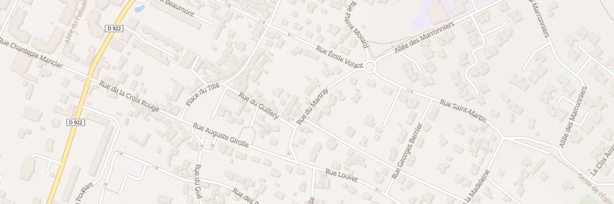Plan du 20B Rue du Martray à L’Isle-Adam