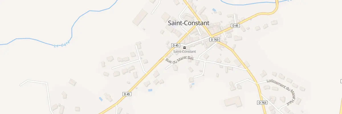 Plan du 11 Rue du Rivansou à Saint-Constant-Fournoulès