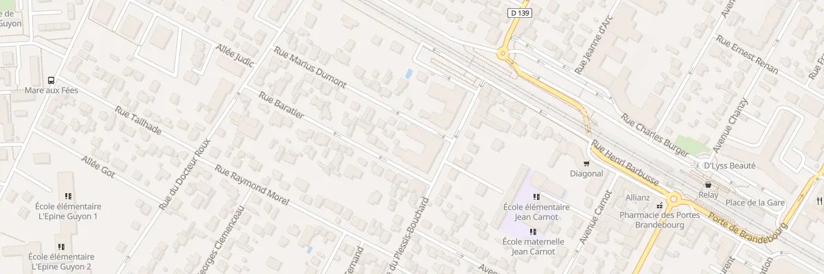 Plan du 127 Rue du Plessis Bouchard à Franconville