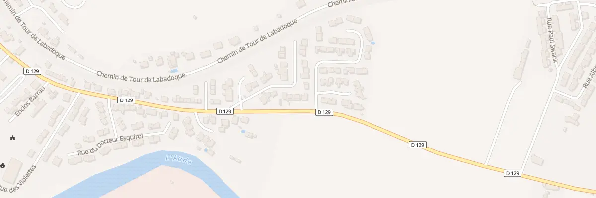 Plan du 12 Rue Jean Robert à Limoux