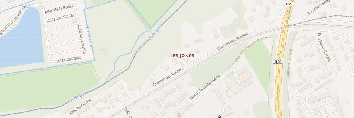 Plan du 5A Che des Ruelles à Égly