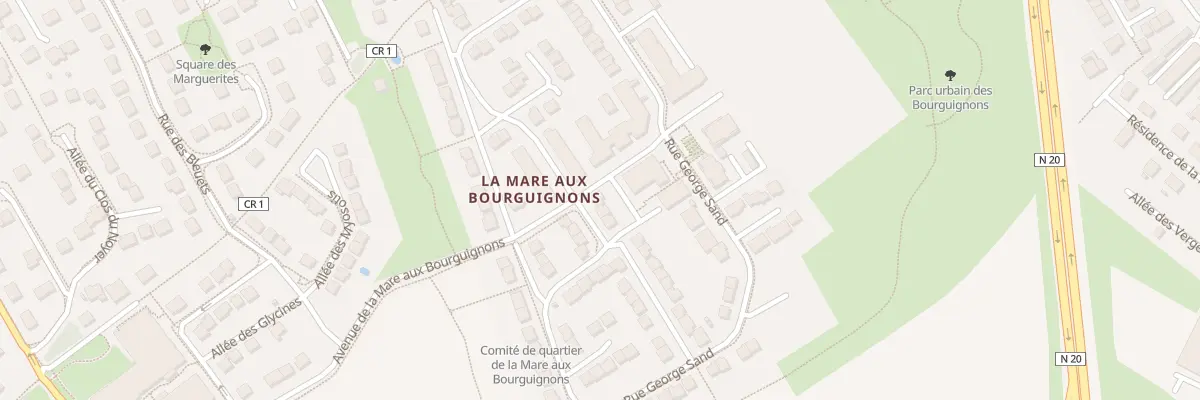 Plan du 40 Rue George Sand à Égly
