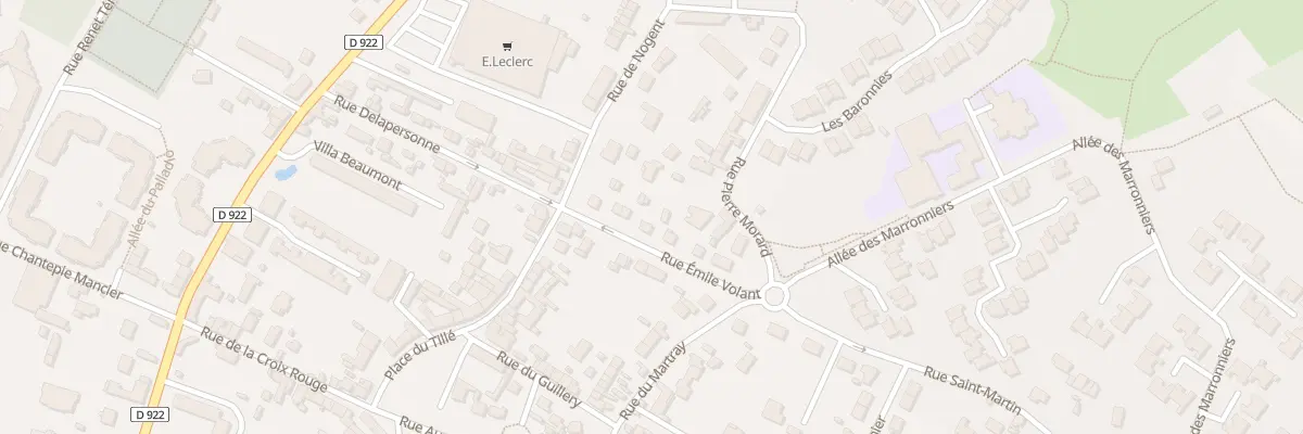 Plan du 7 Rue Emile Volant à L’Isle-Adam