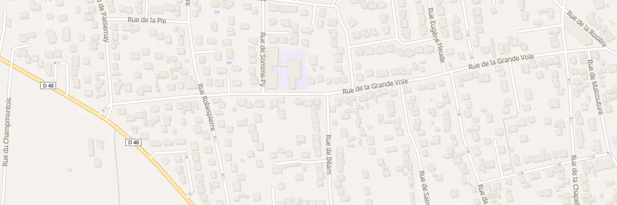 Plan du 75 Rue de la Grande Voie à Argenteuil
