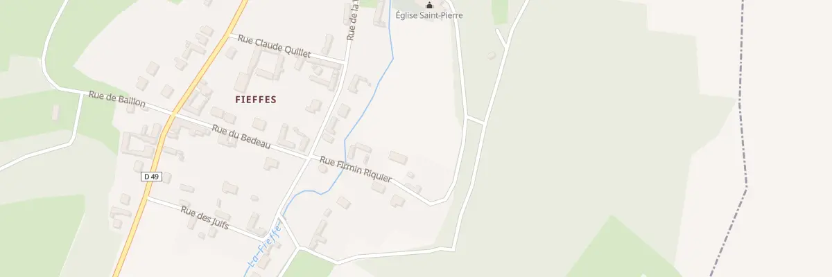 Plan du 3 Rue Firmin Riquier à Fieffes-Montrelet