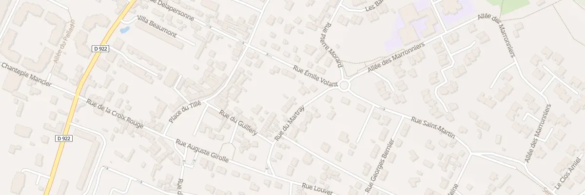 Plan du 12 Rue du Martray à L’Isle-Adam