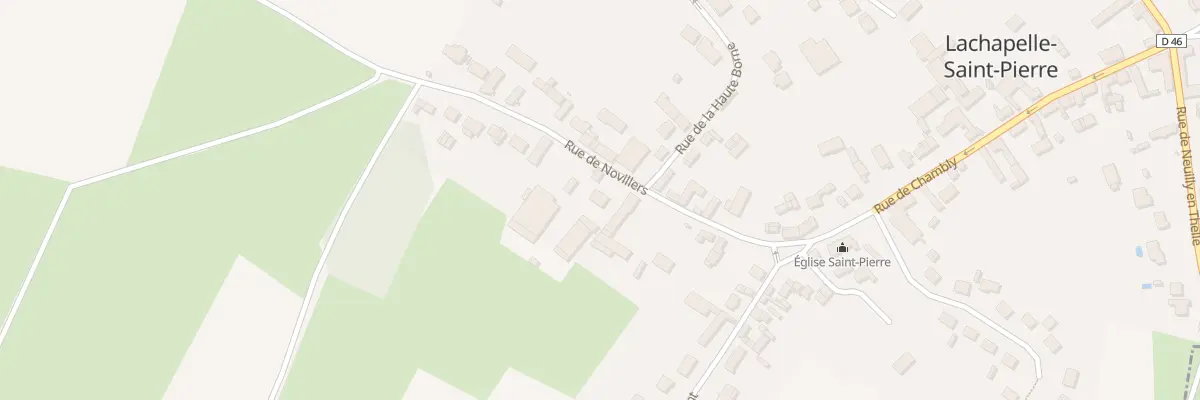 Plan du 157 Rue de Novillers à Lachapelle-Saint-Pierre