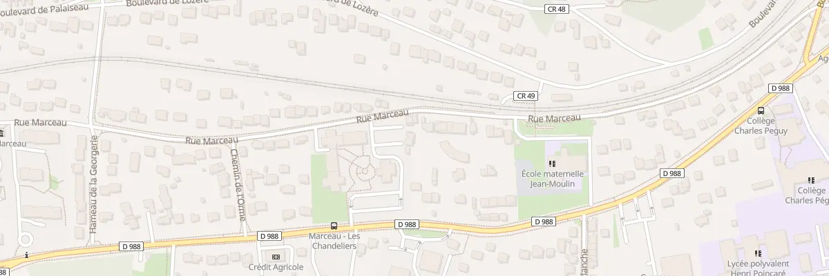 Plan du 67 Rue Marceau à Palaiseau