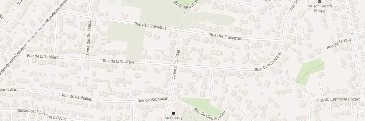 Plan du 66 Rue de la Sablière à Palaiseau