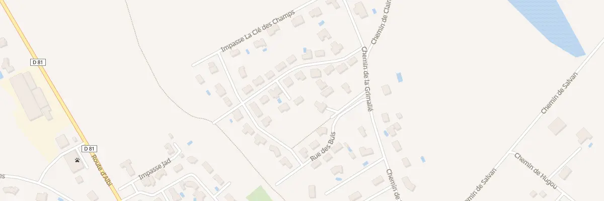 Plan du 20 Rue des Buis à Fréjairolles