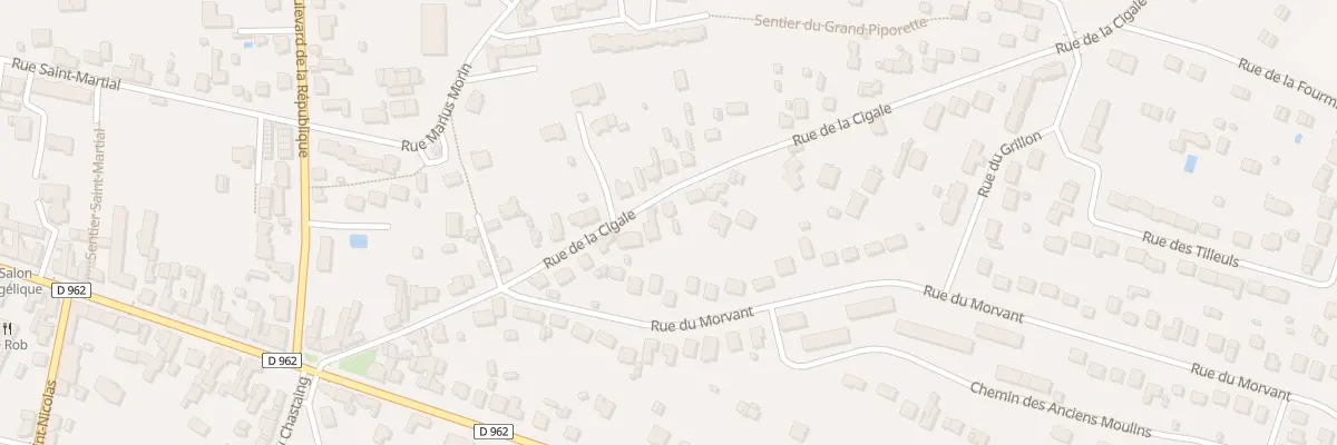 Plan du 28 Rue de la Cigale à Châteauneuf-sur-Loire