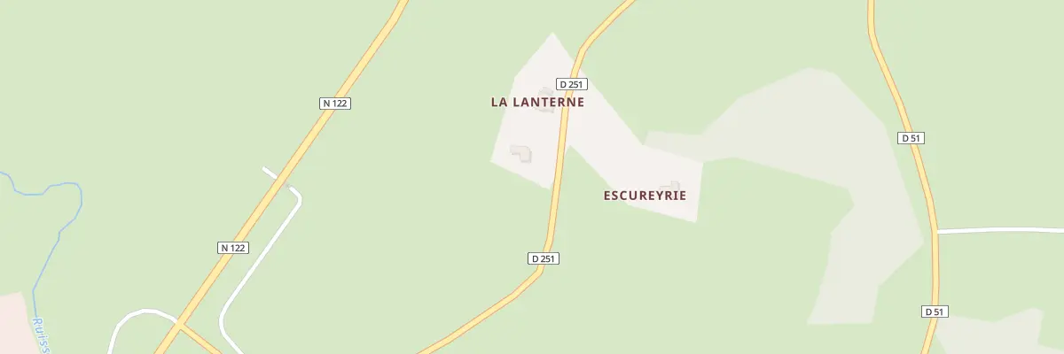Plan du 4 La Lanterne à Cayrols
