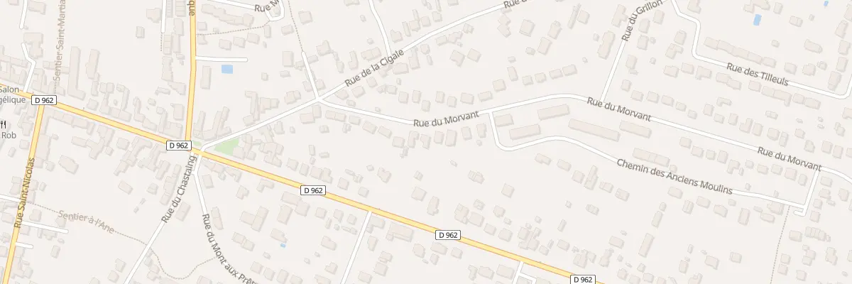 Plan du 16 Rue du Morvant à Châteauneuf-sur-Loire
